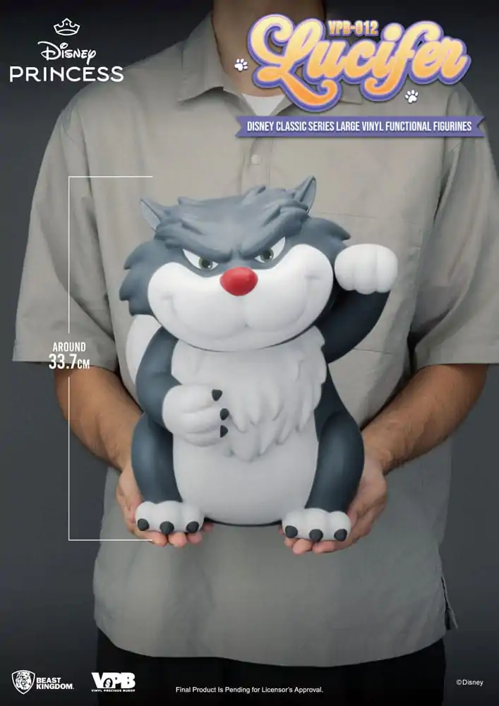Cinderella Piggy Vinyl Spardose Lucifer 33 cm Produktfoto
