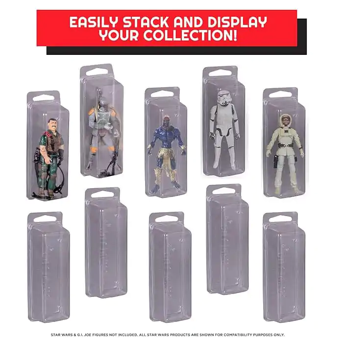 Clamshell PET Schutzhüllen 50er-Pack für Action Figures Produktfoto