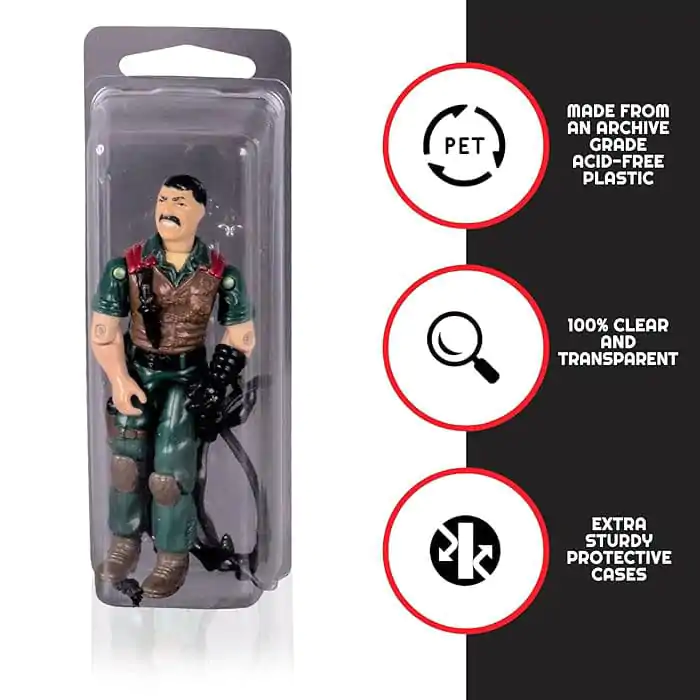 Clamshell PET Schutzhüllen 50er-Pack für Action Figures Produktfoto