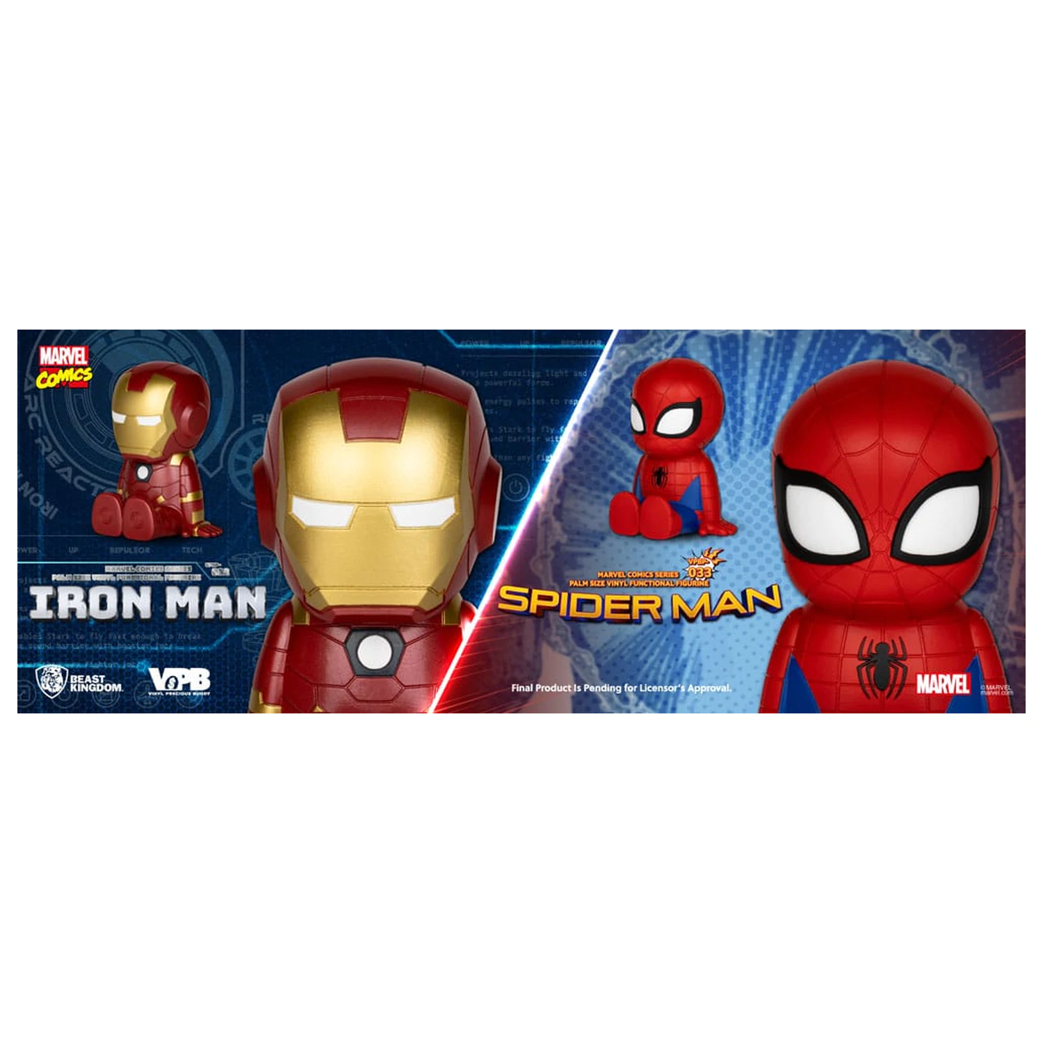 Classic Marvel Comics Spardose aus Vinyl Iron-man 12 cm Produktfoto