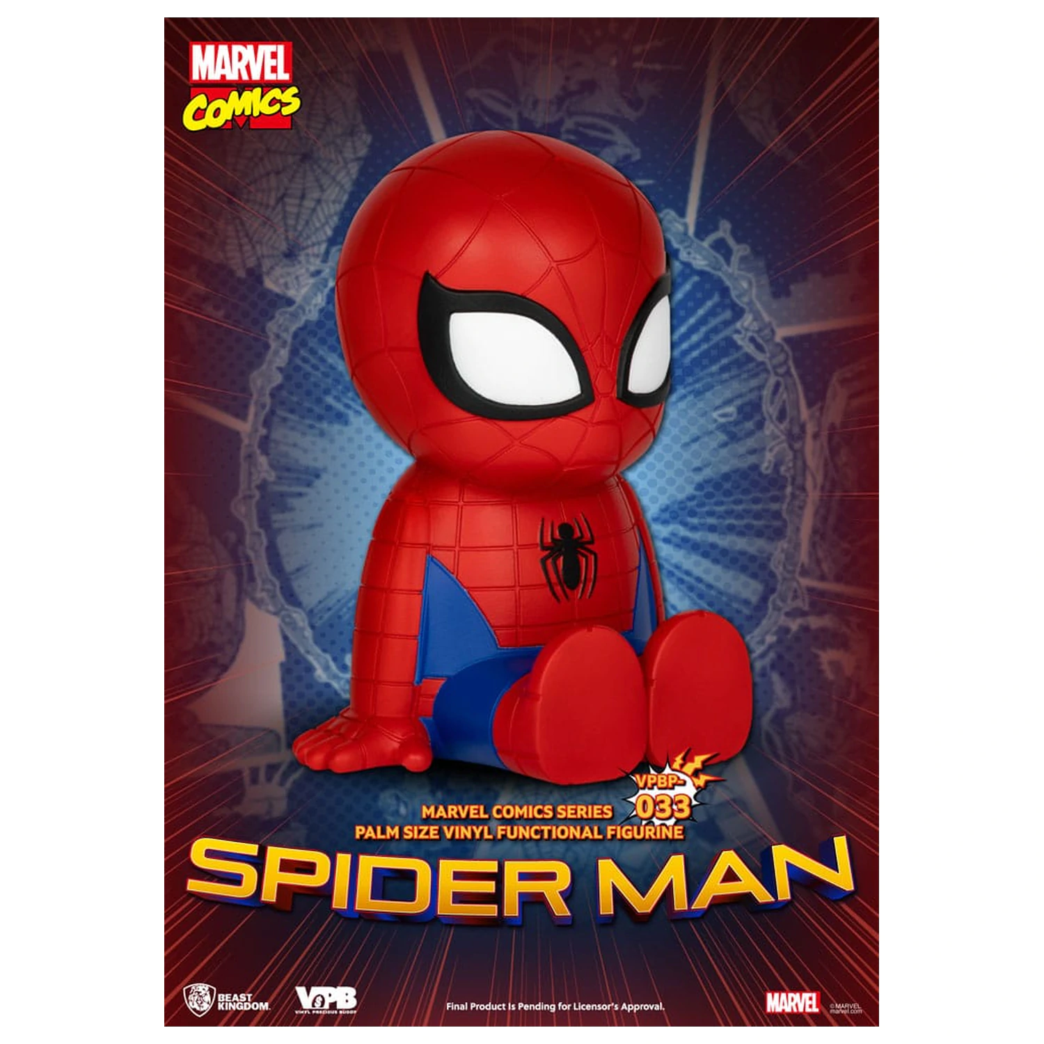 Classic Marvel Comics Sparschwein Vinyl Spardose Spiderman 12 cm Produktfoto