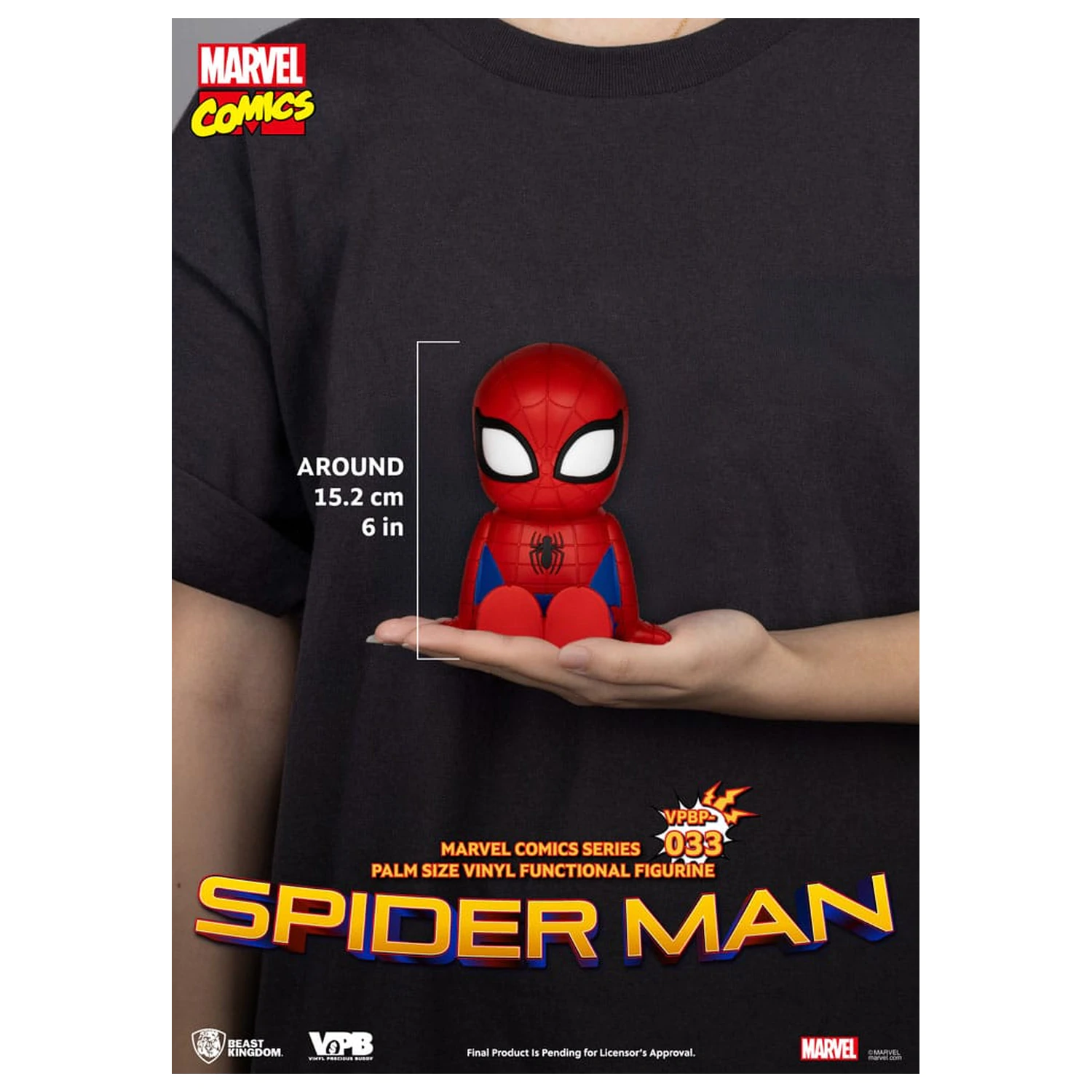 Classic Marvel Comics Sparschwein Vinyl Spardose Spiderman 12 cm Produktfoto