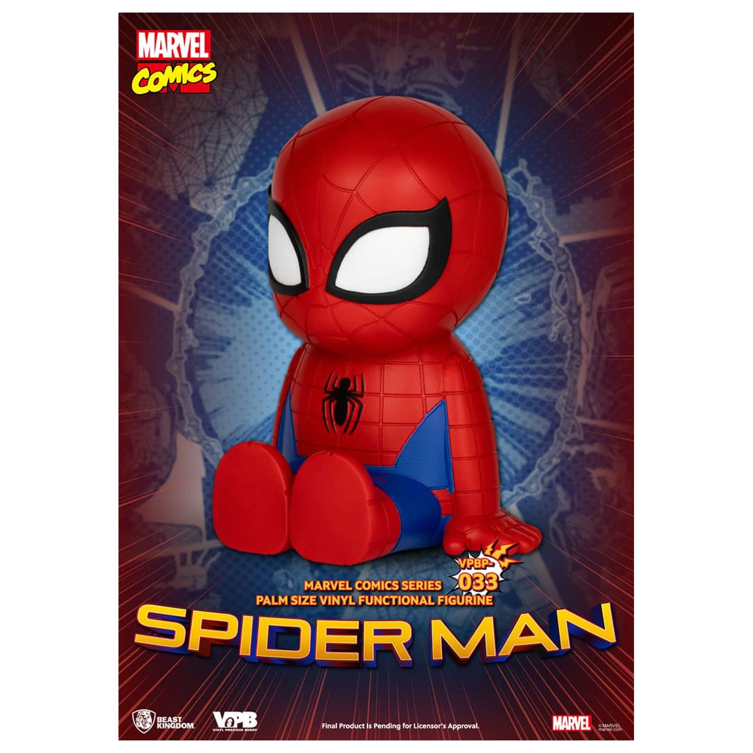 Classic Marvel Comics Sparschwein Vinyl Spardose Spiderman 12 cm Produktfoto