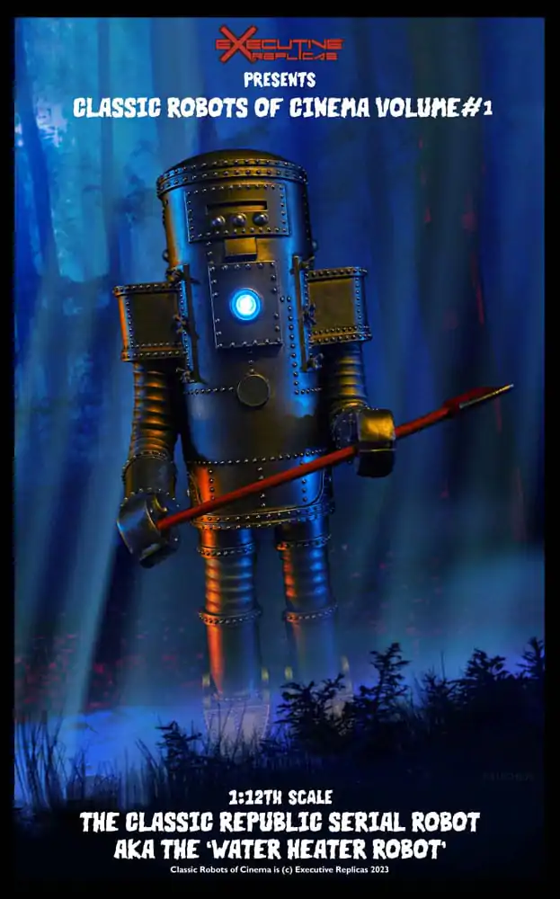 Classic Robots of Cinema Actionfigur 1/12 Volume #1: The Classic Republic Serial Robot a.k.a. The Water Heater Robot 15 cm Produktfoto
