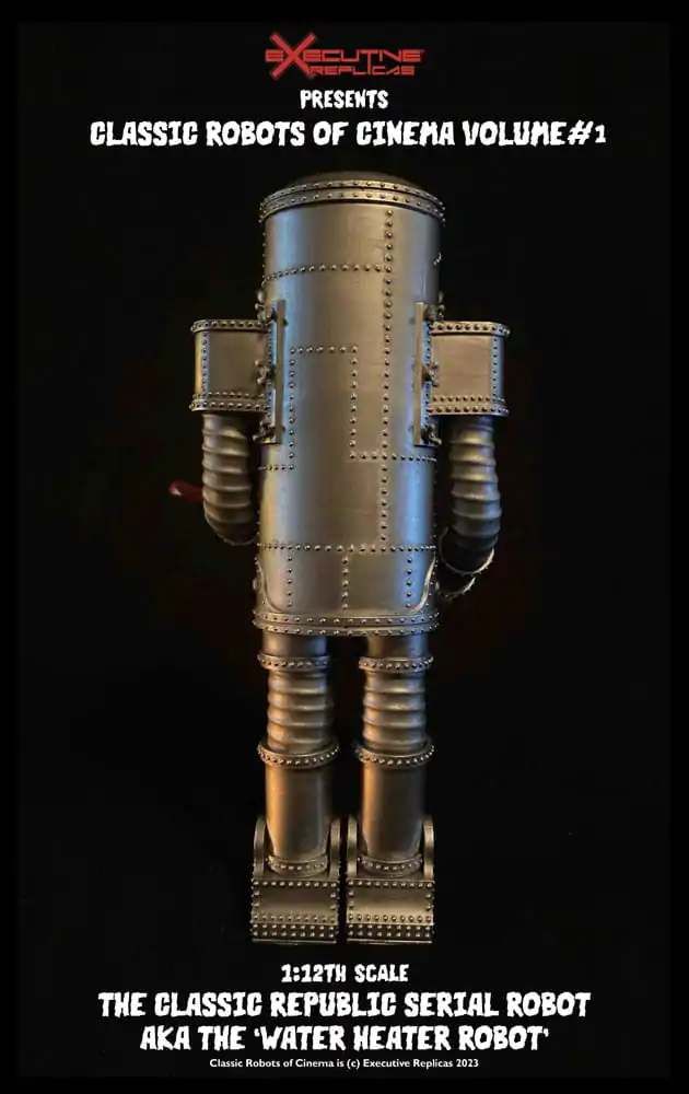 Classic Robots of Cinema Actionfigur 1/12 Volume #1: The Classic Republic Serial Robot a.k.a. The Water Heater Robot 15 cm Produktfoto