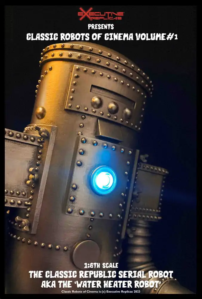 Classic Robots of Cinema Actionfigur 1/6 Volume #1: The Classic Republic Serial Robot a.k.a. The Water Heater Robot 30 cm Produktfoto