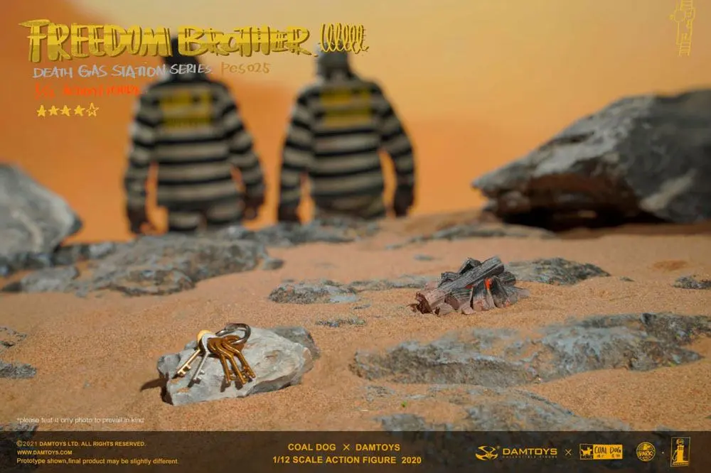 Coal Dog Death Gas Station Series Actionfiguren 1/12 Freedom Brothers 15 cm Produktfoto