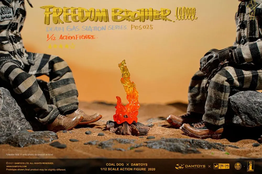Coal Dog Death Gas Station Series Actionfiguren 1/12 Freedom Brothers 15 cm Produktfoto