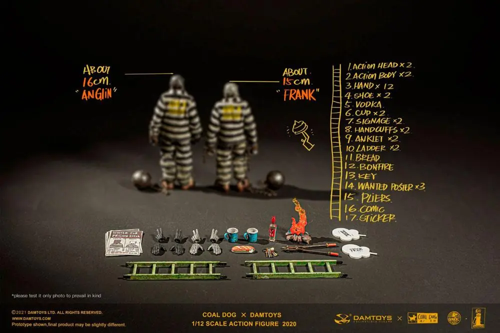 Coal Dog Death Gas Station Series Actionfiguren 1/12 Freedom Brothers 15 cm Produktfoto