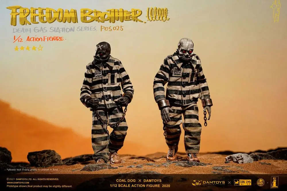 Coal Dog Death Gas Station Series Actionfiguren 1/12 Freedom Brothers 15 cm Produktfoto