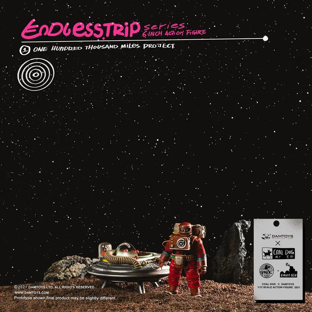 Coal Dog Endlesstrip Series Actionfigur One Hundred Thousand Miles Project 15 cm Produktfoto