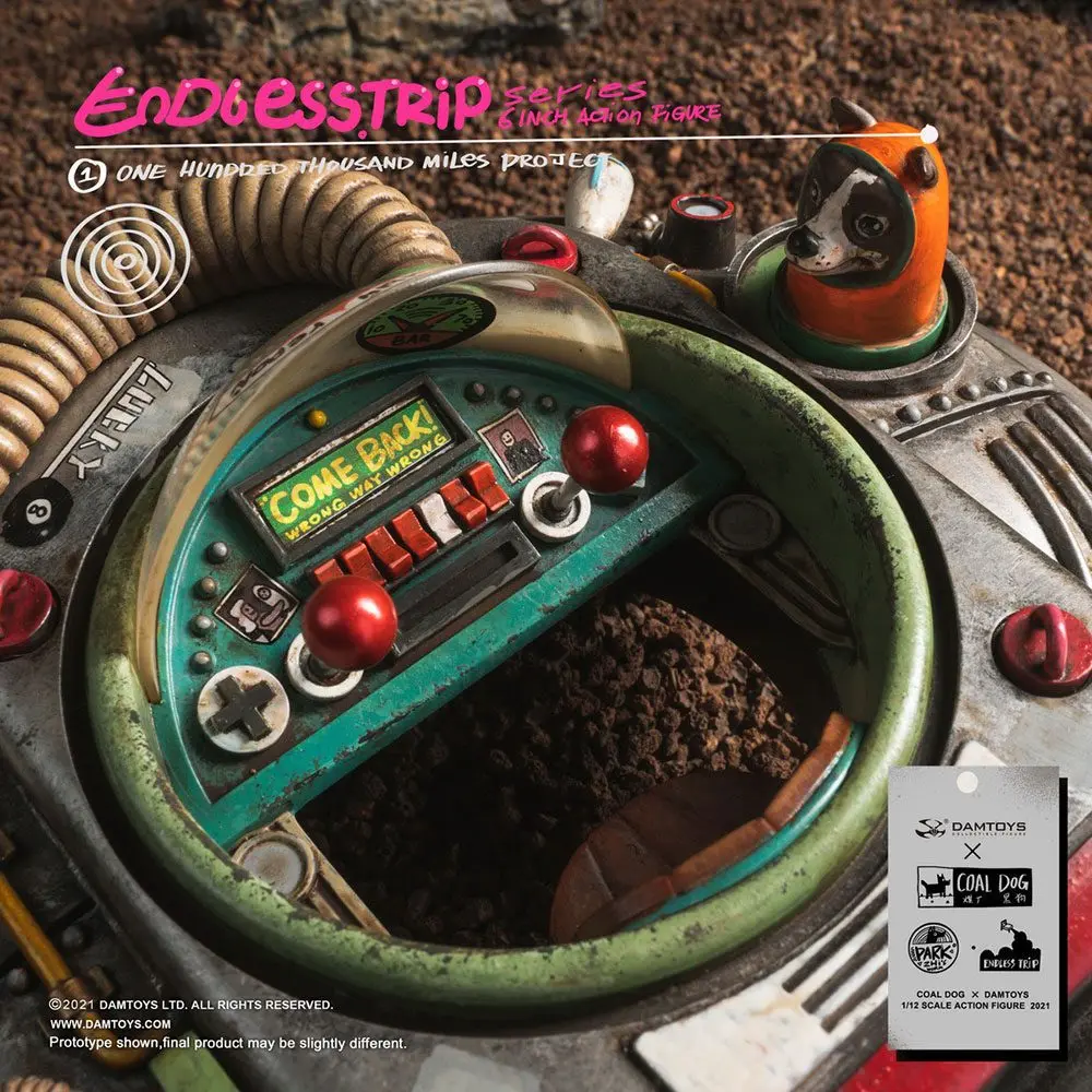 Coal Dog Endlesstrip Series Actionfigur One Hundred Thousand Miles Project 15 cm Produktfoto
