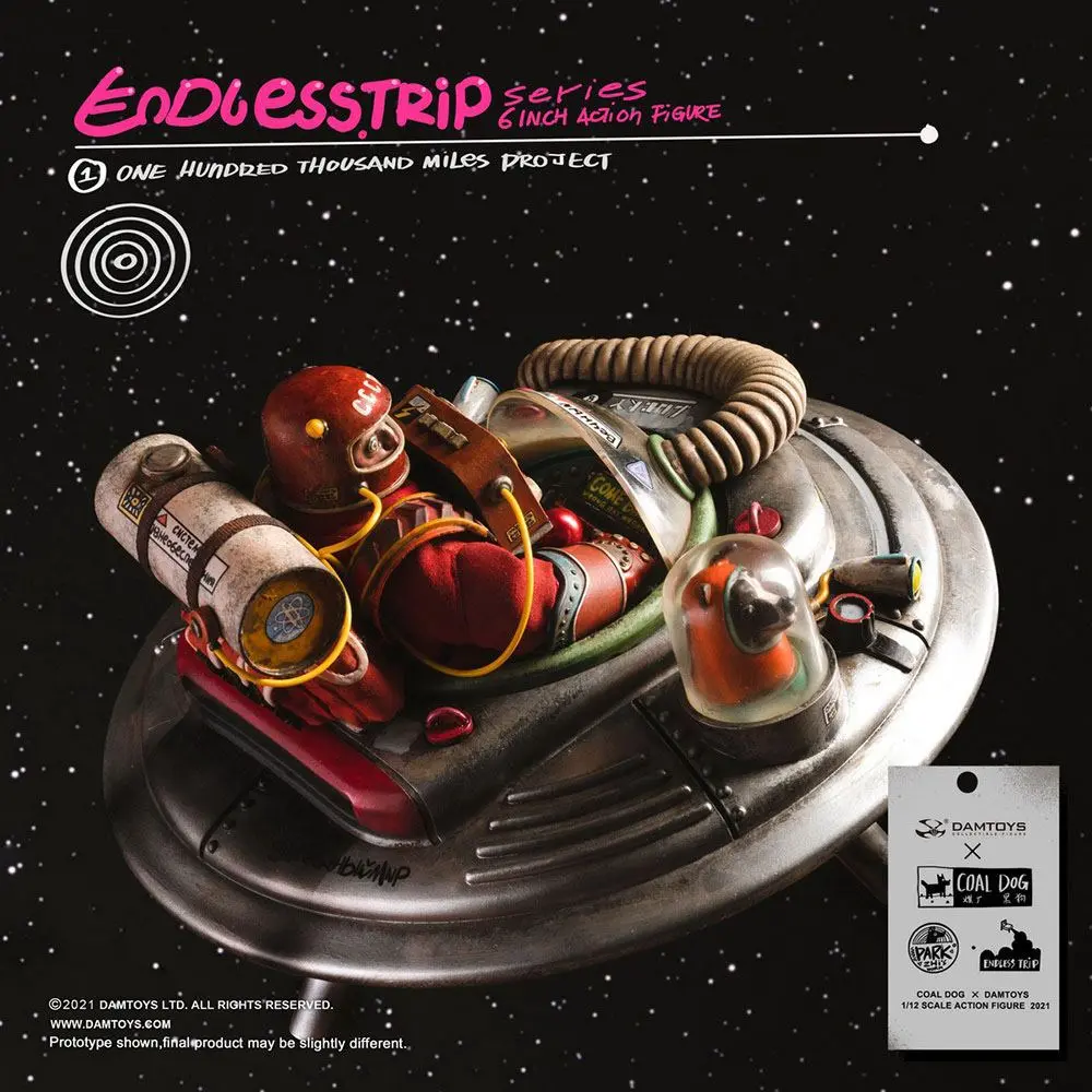 Coal Dog Endlesstrip Series Actionfigur One Hundred Thousand Miles Project 15 cm Produktfoto