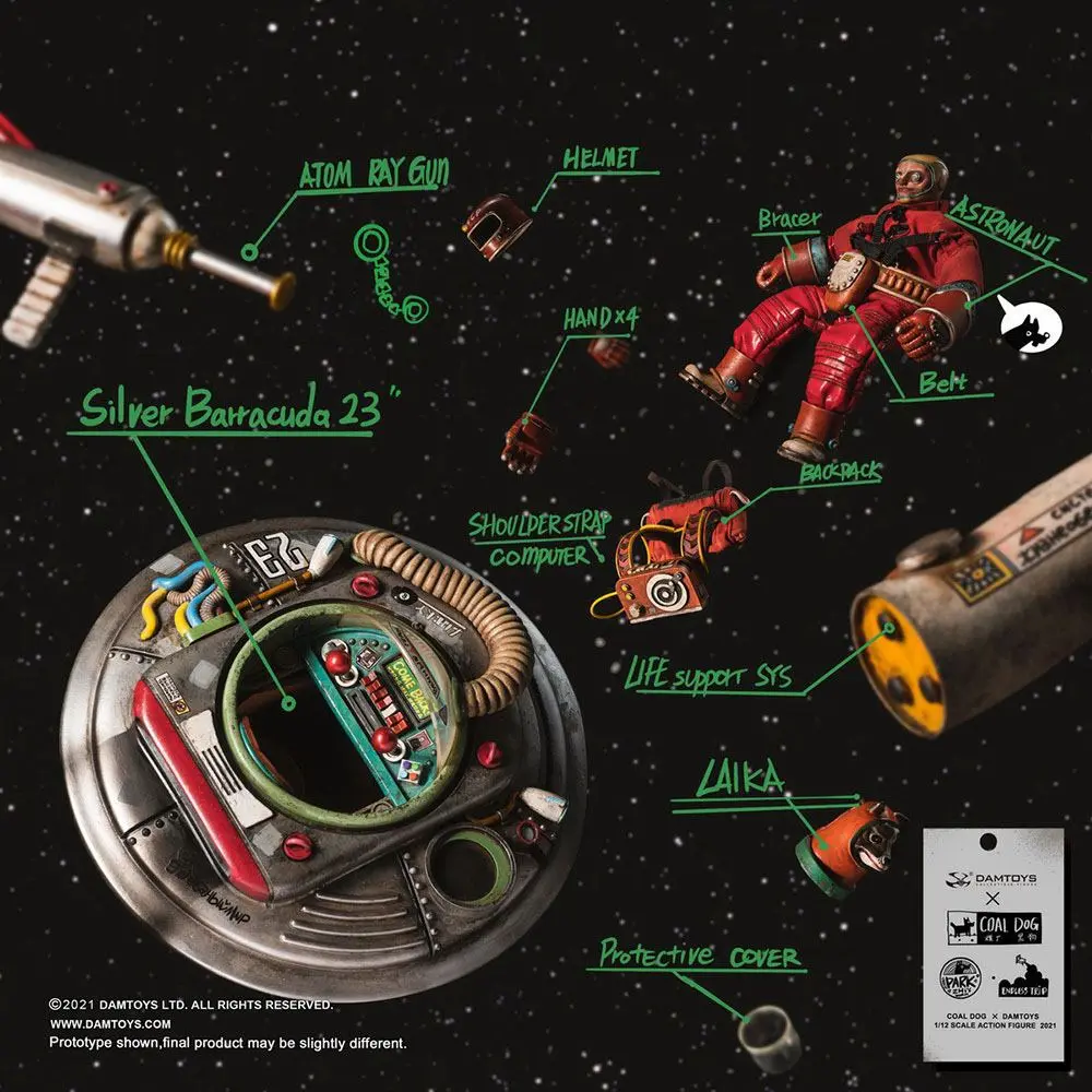 Coal Dog Endlesstrip Series Actionfigur One Hundred Thousand Miles Project 15 cm Produktfoto