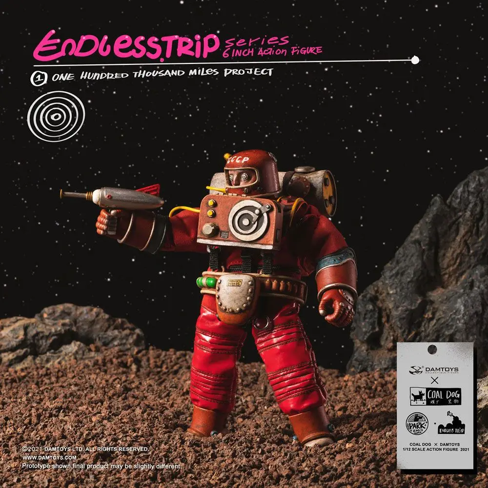 Coal Dog Endlesstrip Series Actionfigur One Hundred Thousand Miles Project 15 cm Produktfoto