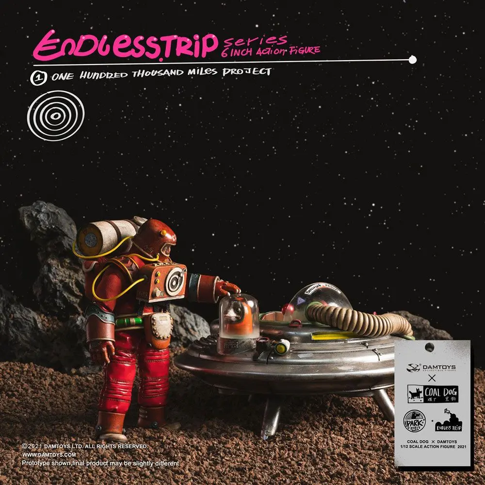 Coal Dog Endlesstrip Series Actionfigur One Hundred Thousand Miles Project 15 cm Produktfoto
