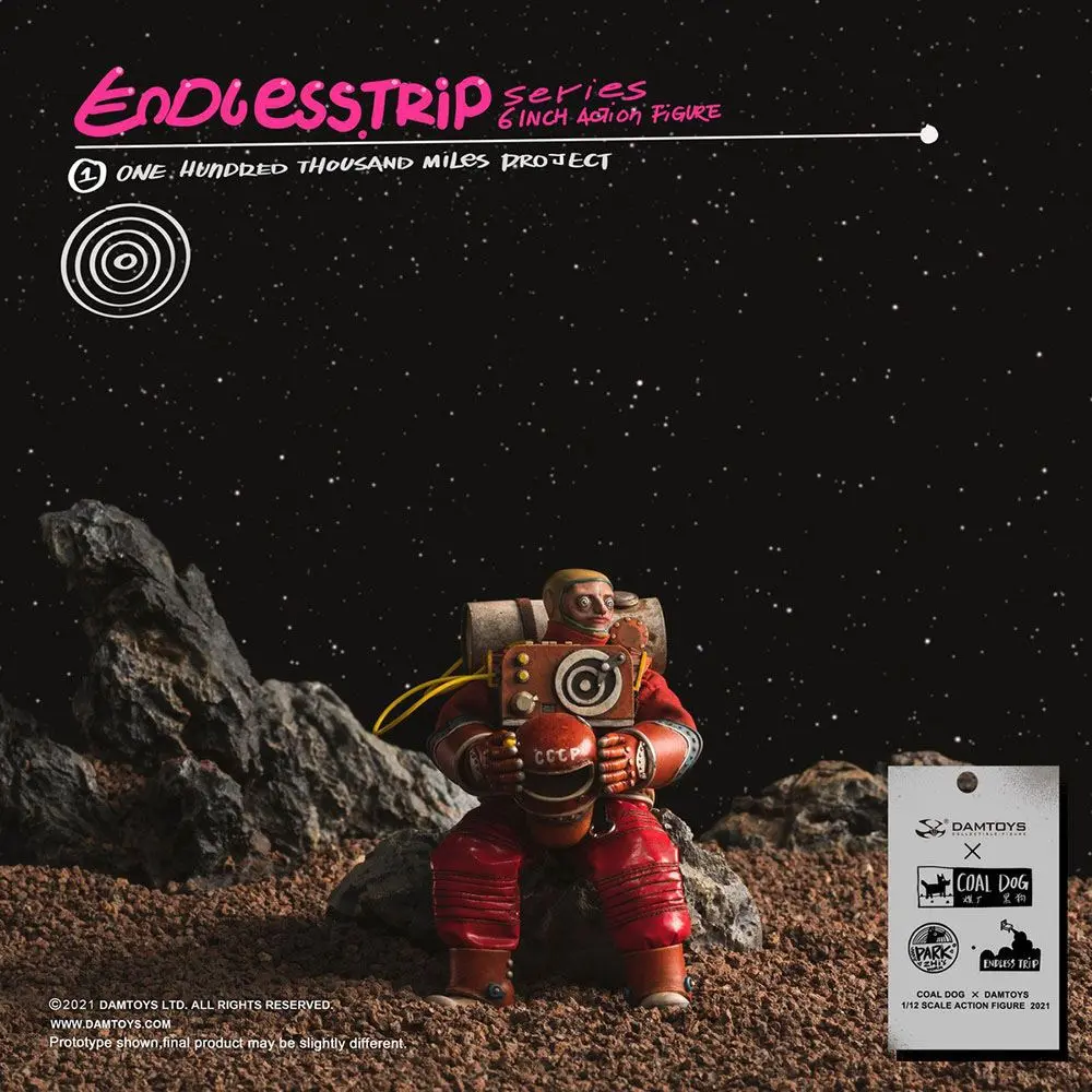 Coal Dog Endlesstrip Series Actionfigur One Hundred Thousand Miles Project 15 cm Produktfoto