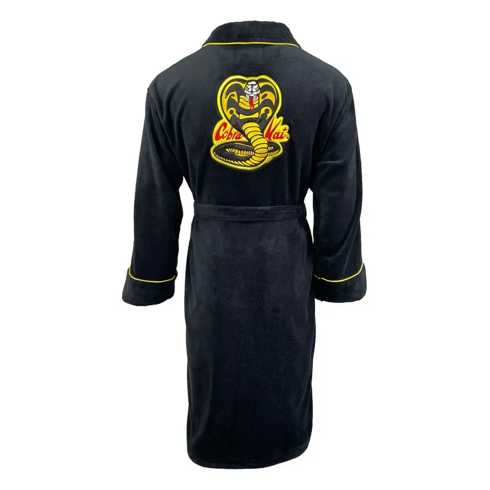 Cobra Kai Fleece-Bademantel Black Produktfoto