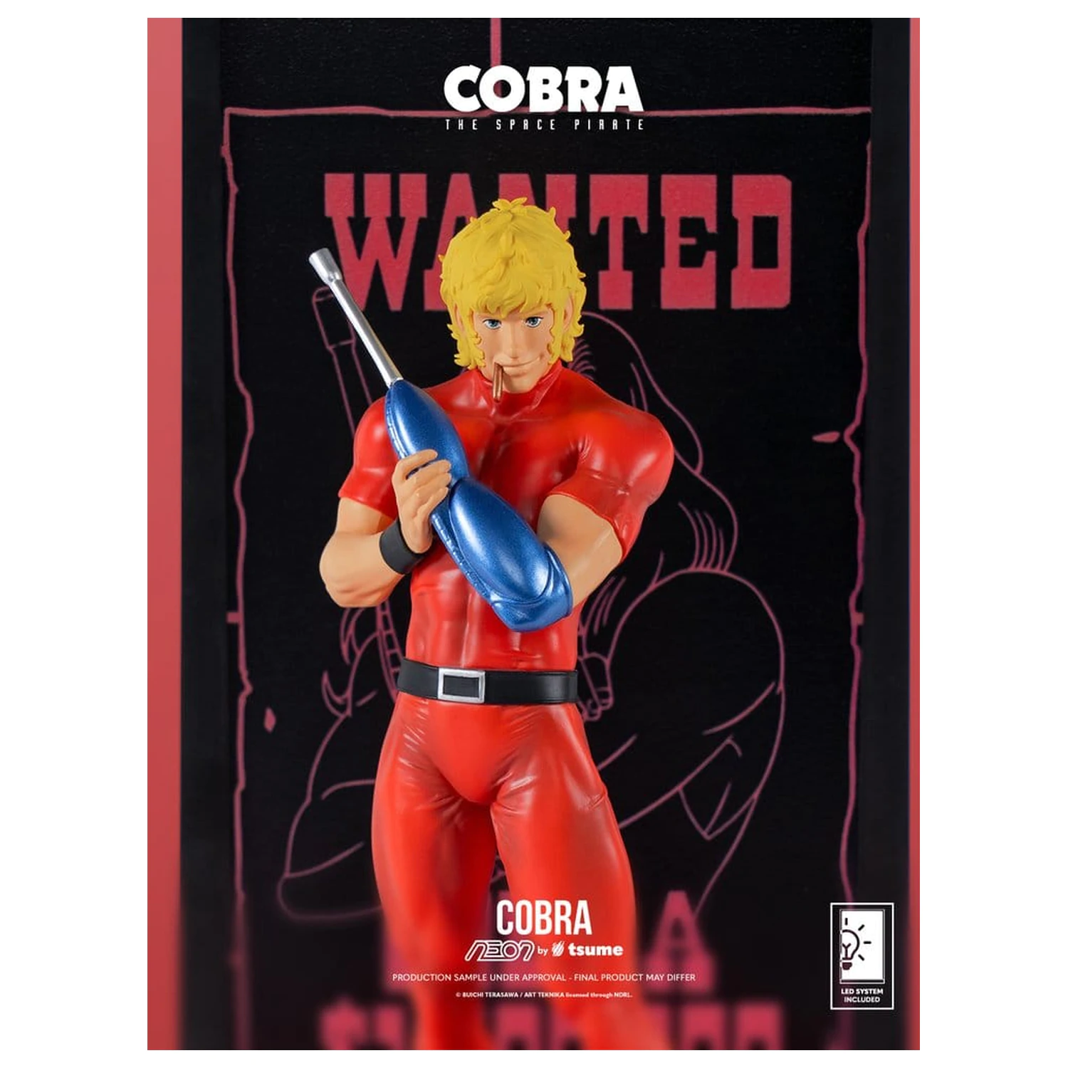 Cobra Neon Figur 1/9 Cobra The Space Pirate 20 cm Produktfoto