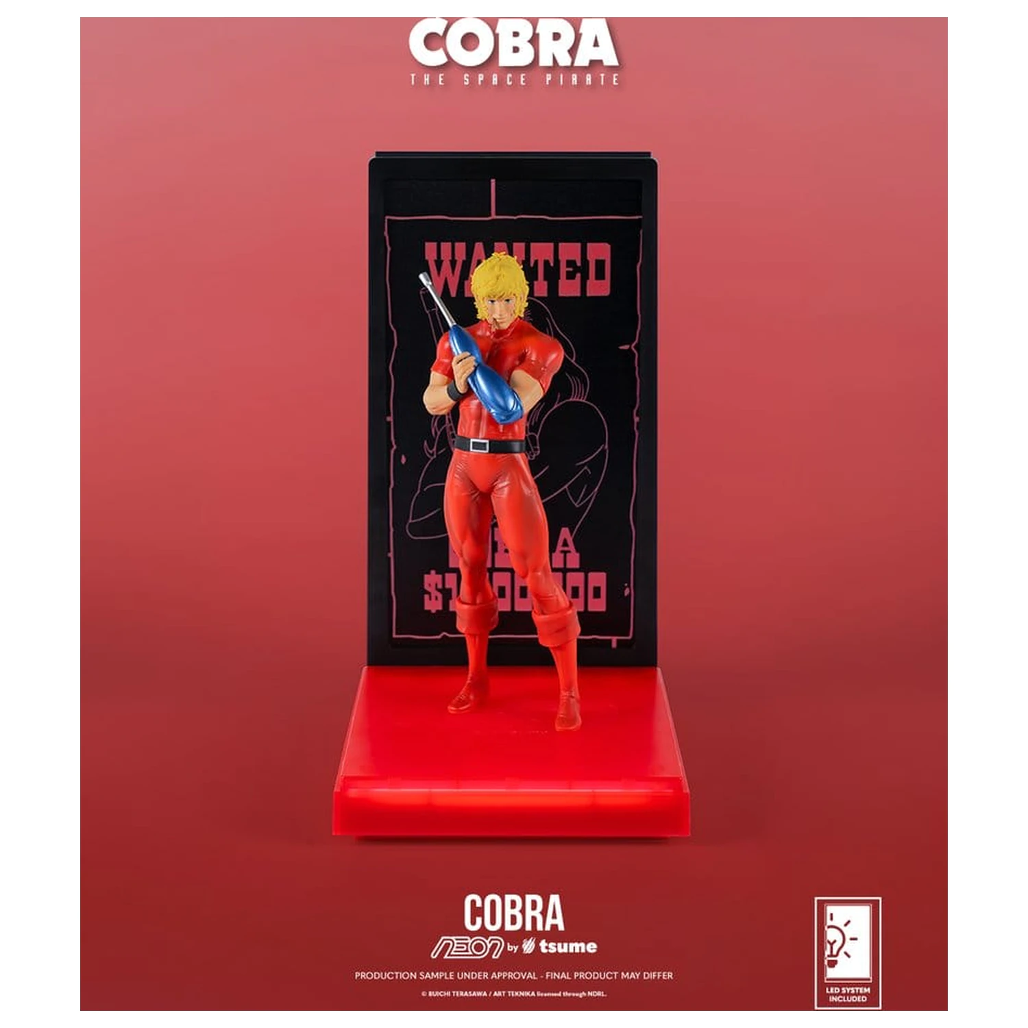 Cobra Neon Figur 1/9 Cobra The Space Pirate 20 cm Produktfoto