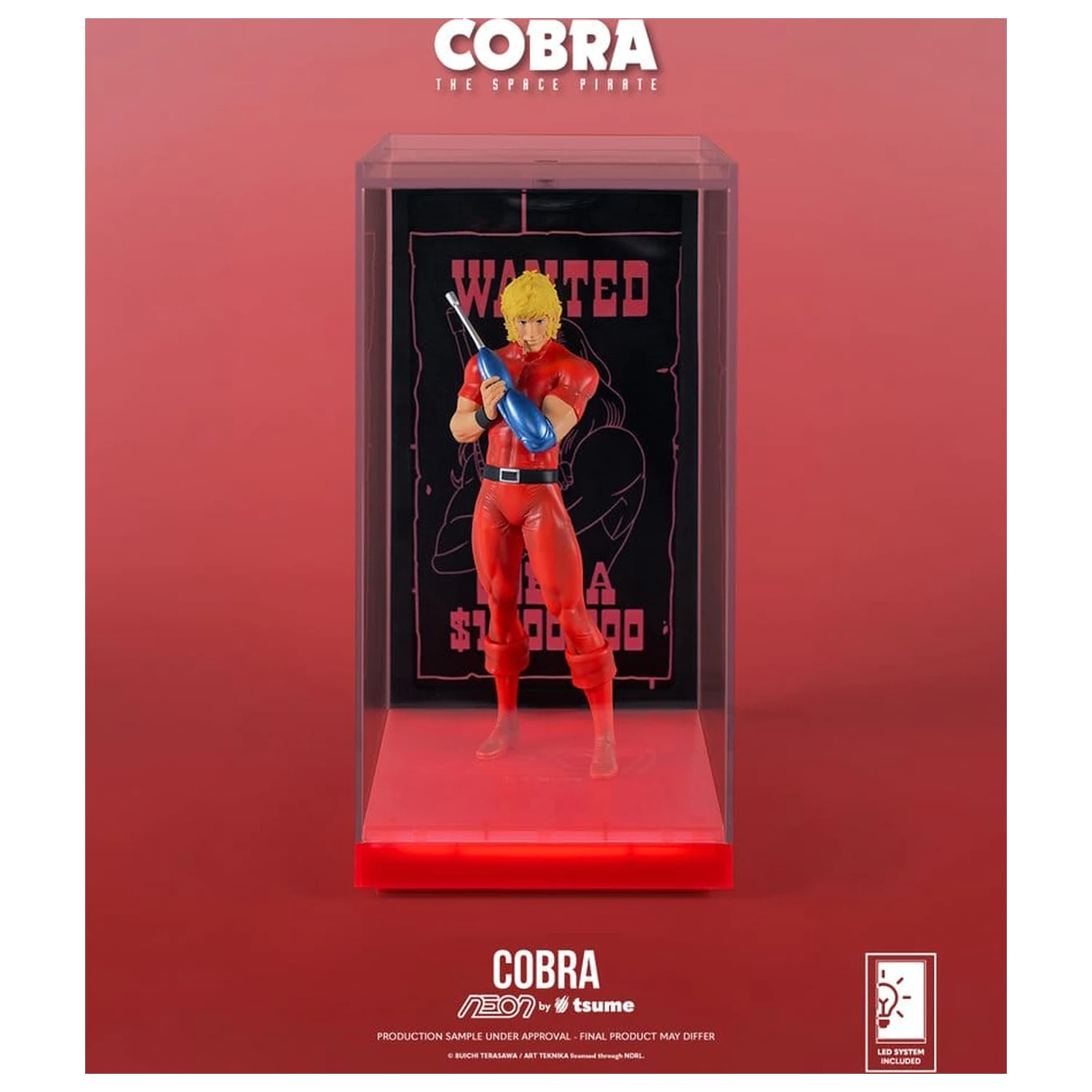 Cobra Neon Figur 1/9 Cobra The Space Pirate 20 cm Produktfoto