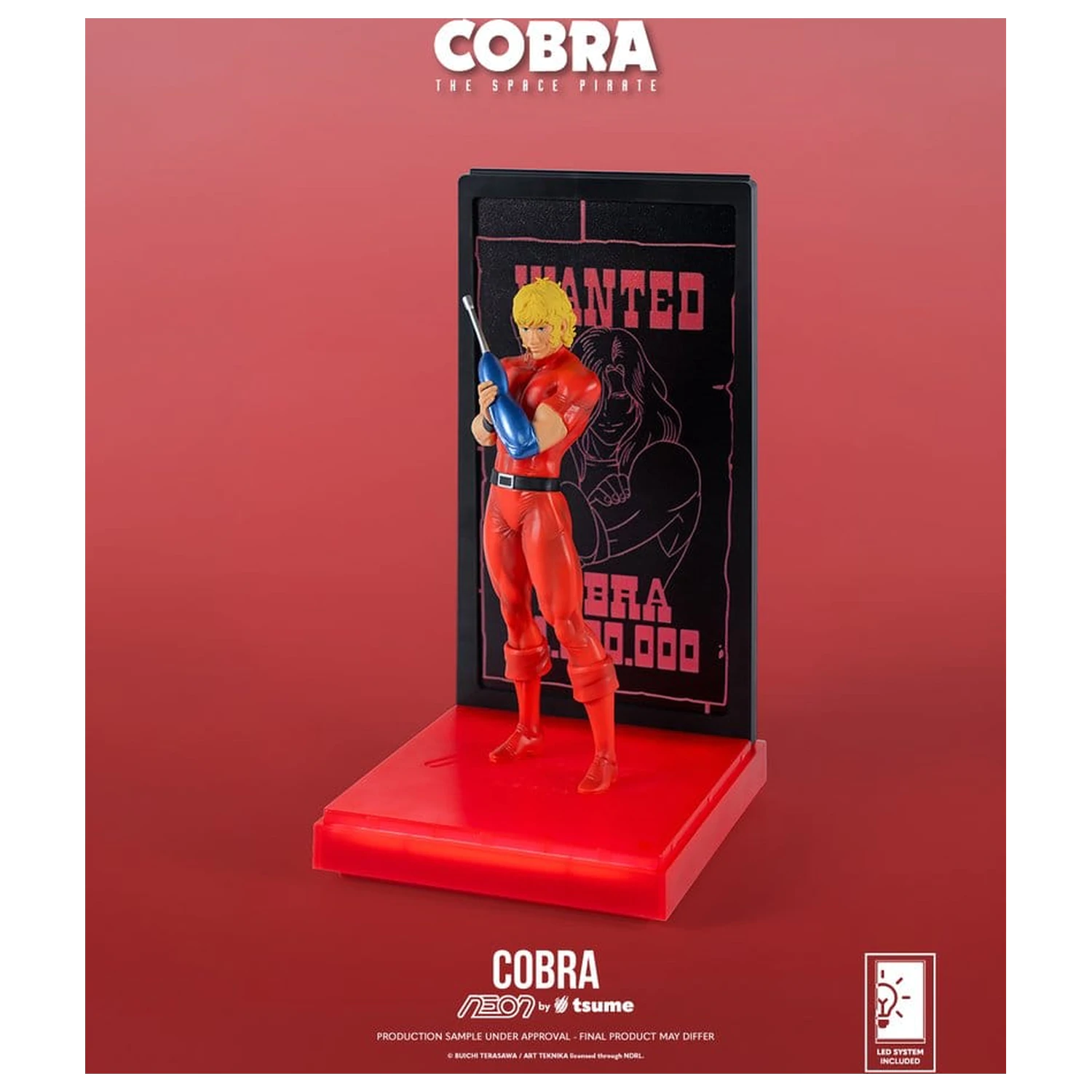 Cobra Neon Figur 1/9 Cobra The Space Pirate 20 cm Produktfoto