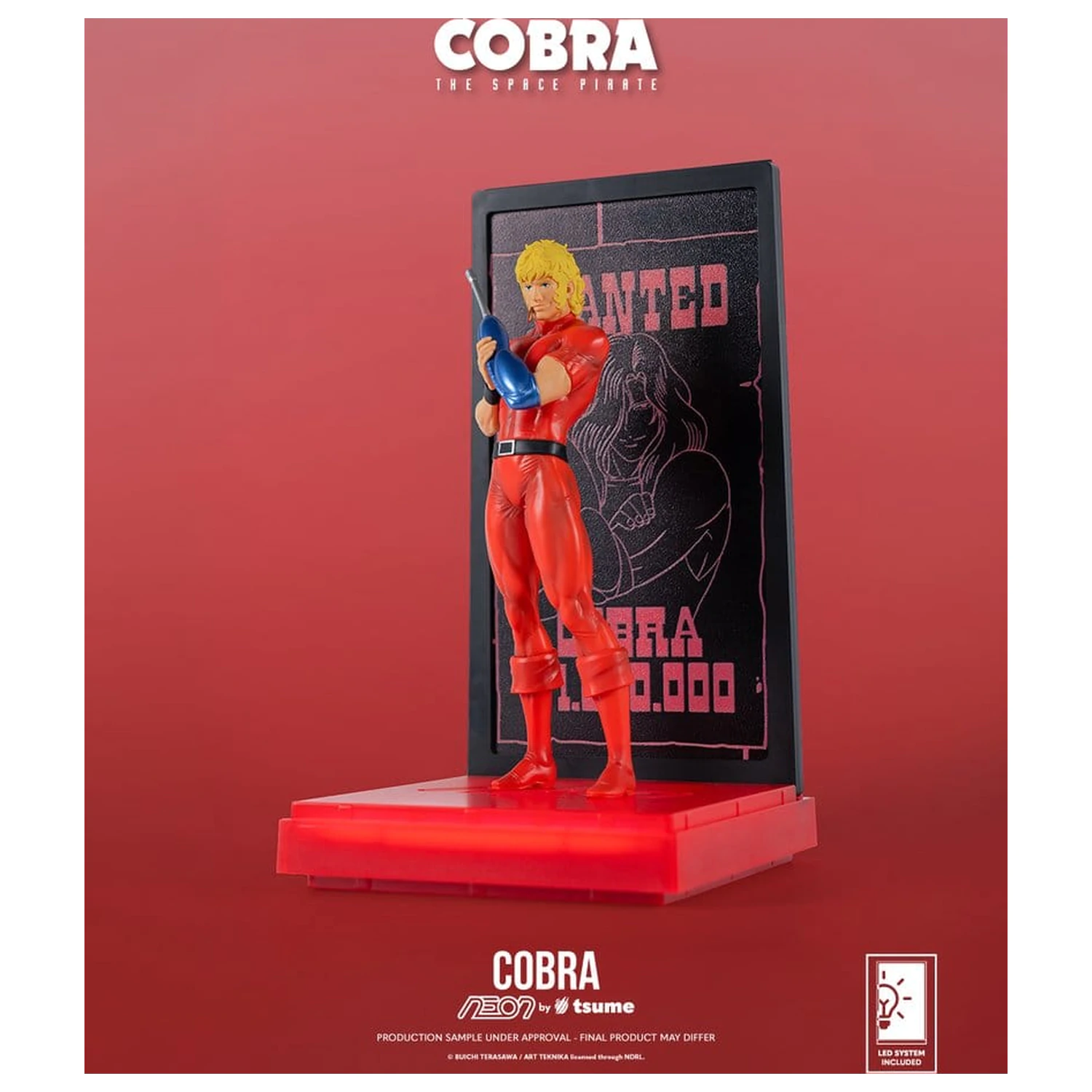 Cobra Neon Figur 1/9 Cobra The Space Pirate 20 cm Produktfoto