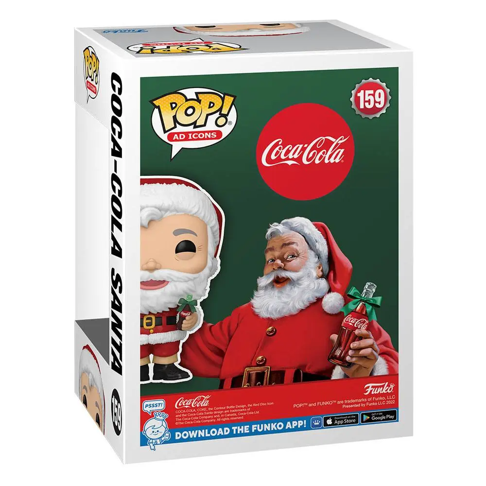 Coca-Cola POP! Ad Icons Vinyl Figur Santa 9 cm Produktfoto