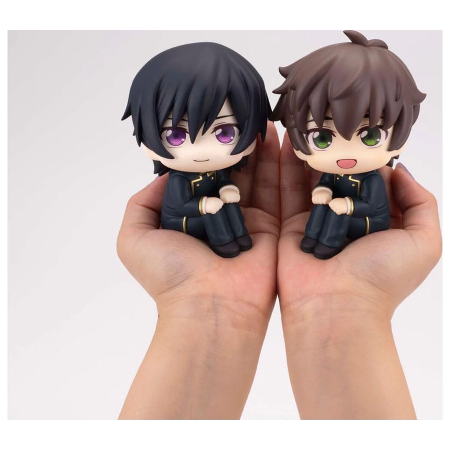 Code Geass Lelouch of the Rebellion Look Up PVC Statue Set Lelouch Lamperouge & Suzaku Kururugi (mit Geschenk) 11 cm Produktfoto