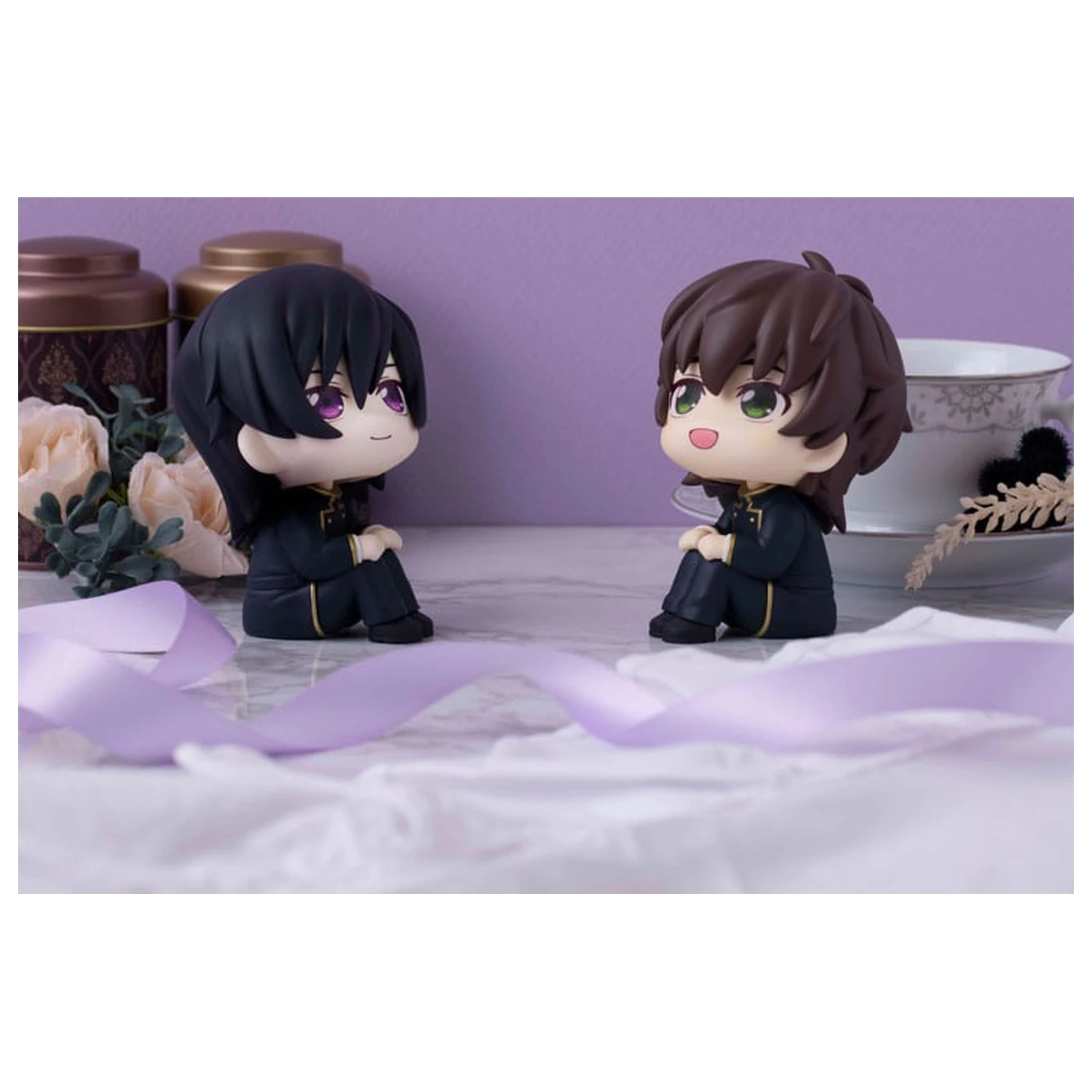 Code Geass Lelouch of the Rebellion Look Up PVC Statue Set Lelouch Lamperouge & Suzaku Kururugi (mit Geschenk) 11 cm Produktfoto