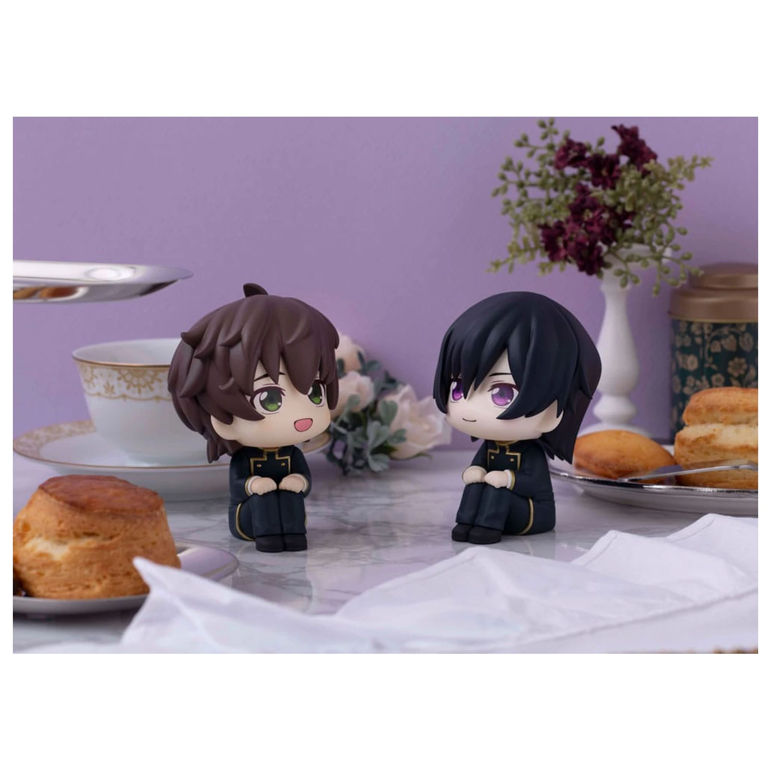 Code Geass Lelouch of the Rebellion Look Up PVC Statue Set Lelouch Lamperouge & Suzaku Kururugi (mit Geschenk) 11 cm Produktfoto