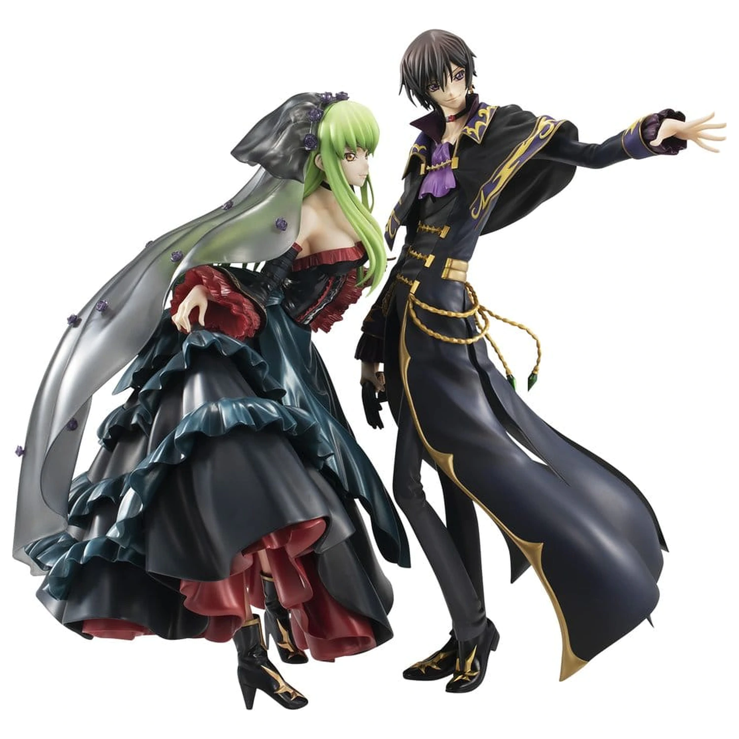 Code Geass: Lelouch of the Rebellion Precious G.E.M. Series Statue 2er-Pack L.L. & C.C. 20th Anniversary 25 cm Produktfoto