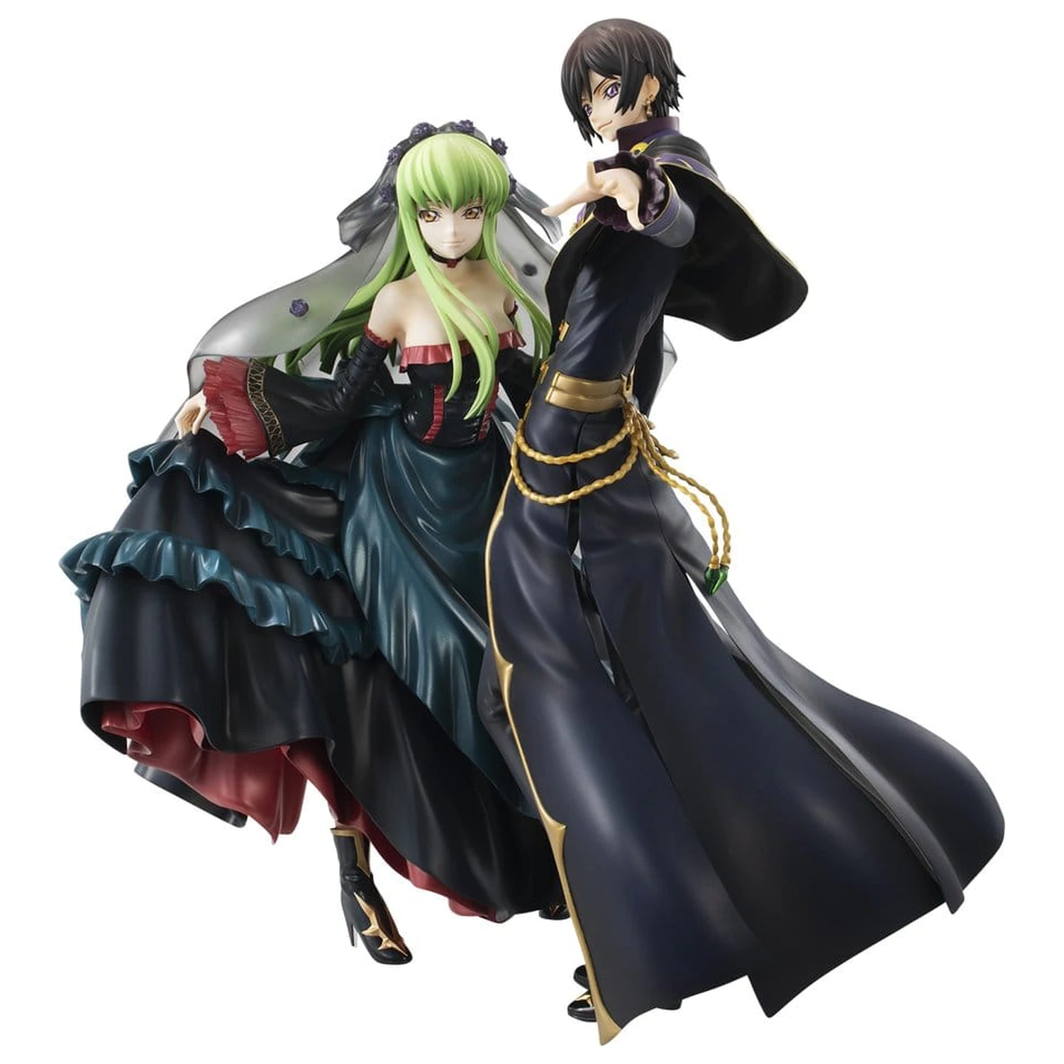 Code Geass: Lelouch of the Rebellion Precious G.E.M. Series Statue 2er-Pack L.L. & C.C. 20th Anniversary 25 cm Produktfoto