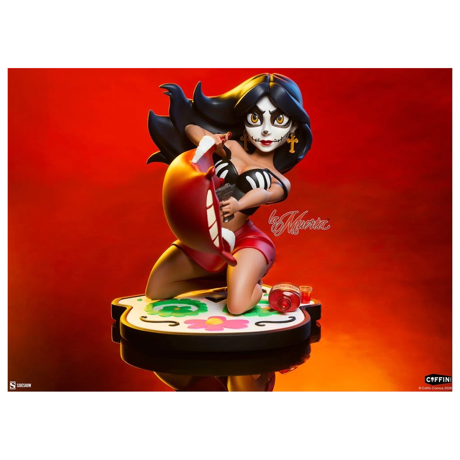 Coffin Comics Designer Statuen Set Sleepover In Hell Produktfoto