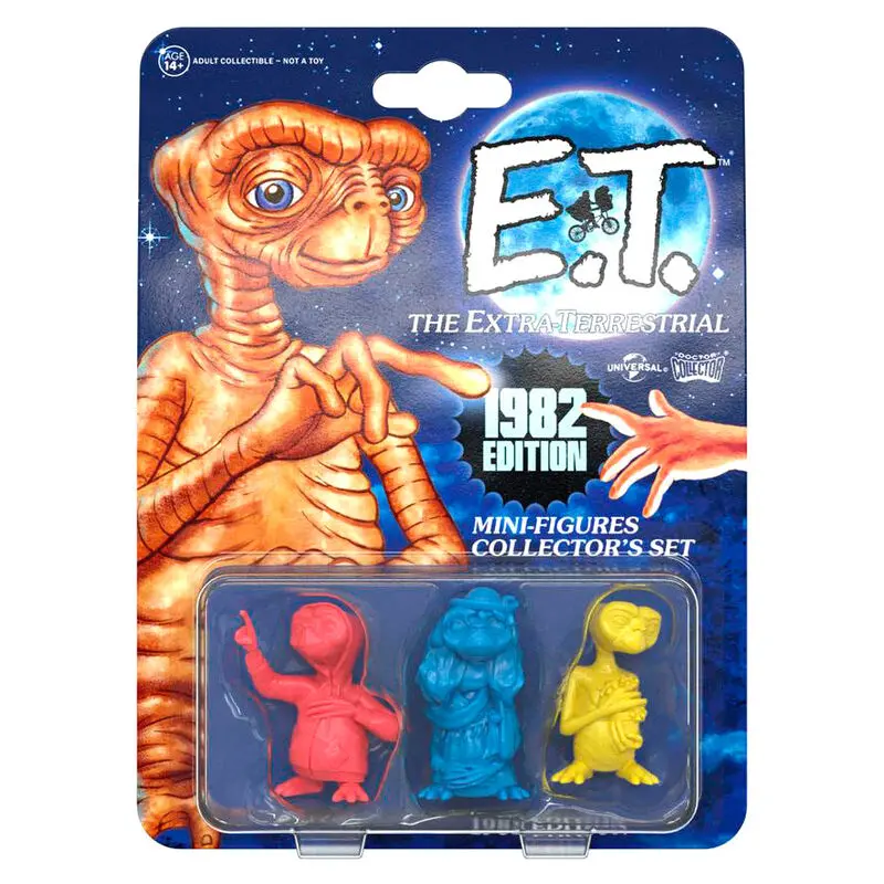 E.T. the Extra-Terrestrial Collector's Set Mini Figuren 3er-Pack 1982 Edition 5 cm Produktfoto