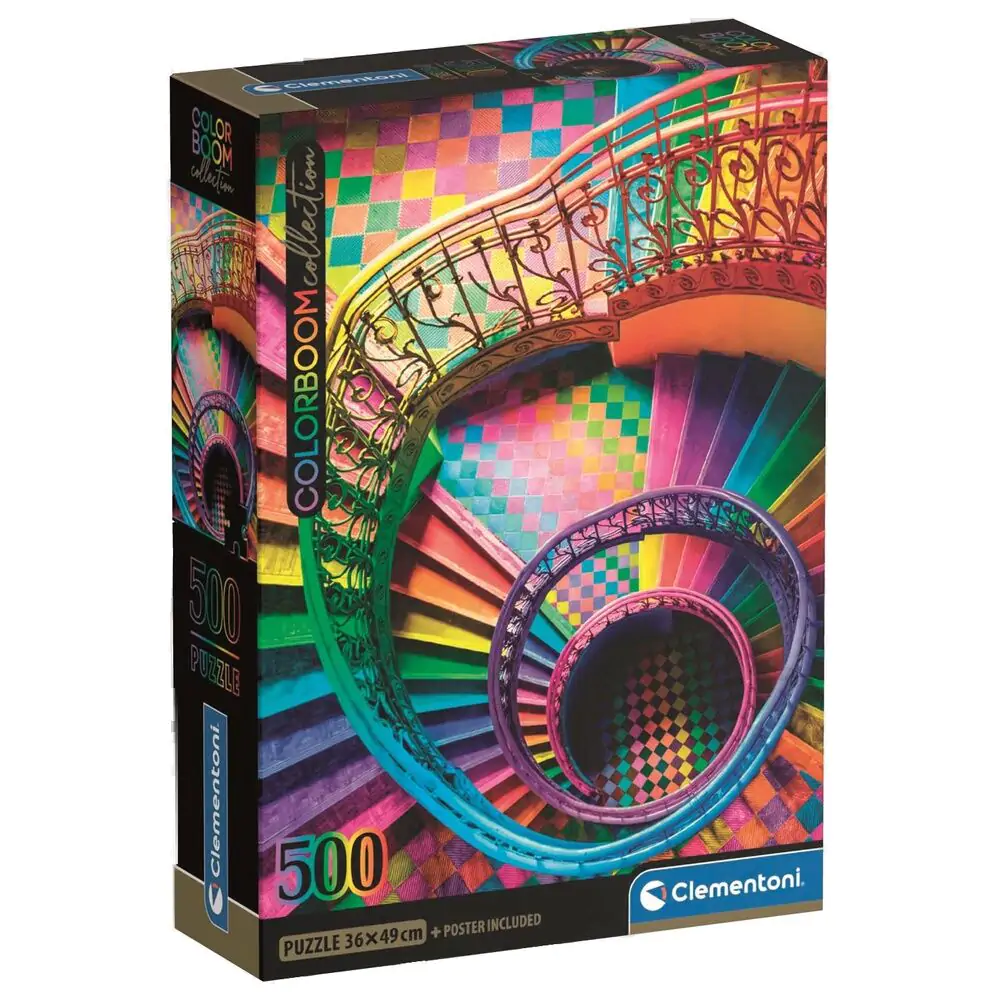 Color Boom Stairs Puzzle 500St Produktfoto