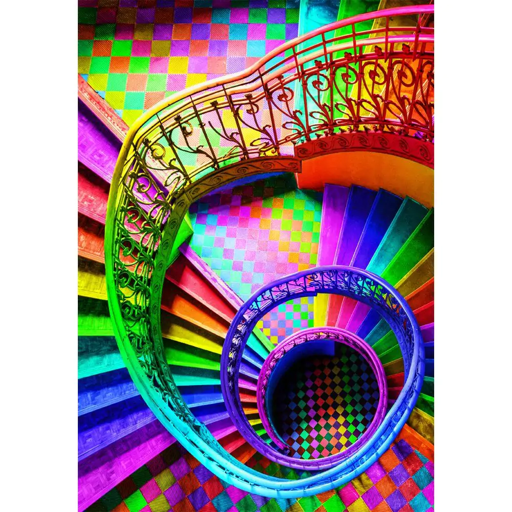 Color Boom Stairs Puzzle 500St Produktfoto