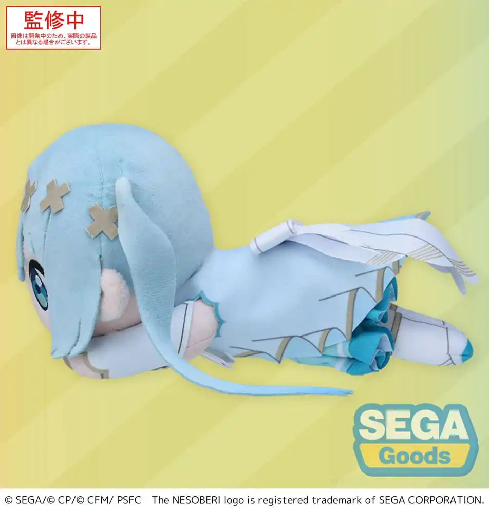 COLORFUL STAGE! The Movie: A Miku Who Can't Sing Nesoberi Liegend Plüschfigur Hatsune Miku Unshuttered Sekai 16 cm Produktfoto