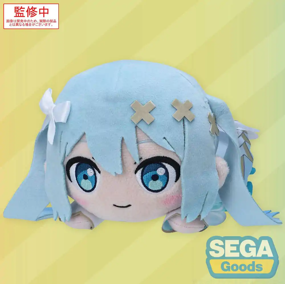COLORFUL STAGE! The Movie: A Miku Who Can't Sing Nesoberi Liegend Plüschfigur Hatsune Miku Unshuttered Sekai 16 cm Produktfoto