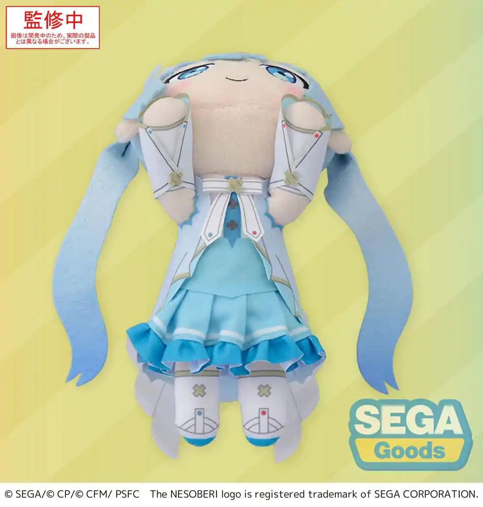 COLORFUL STAGE! The Movie: A Miku Who Can't Sing Nesoberi Liegend Plüschfigur Hatsune Miku Unshuttered Sekai 16 cm Produktfoto