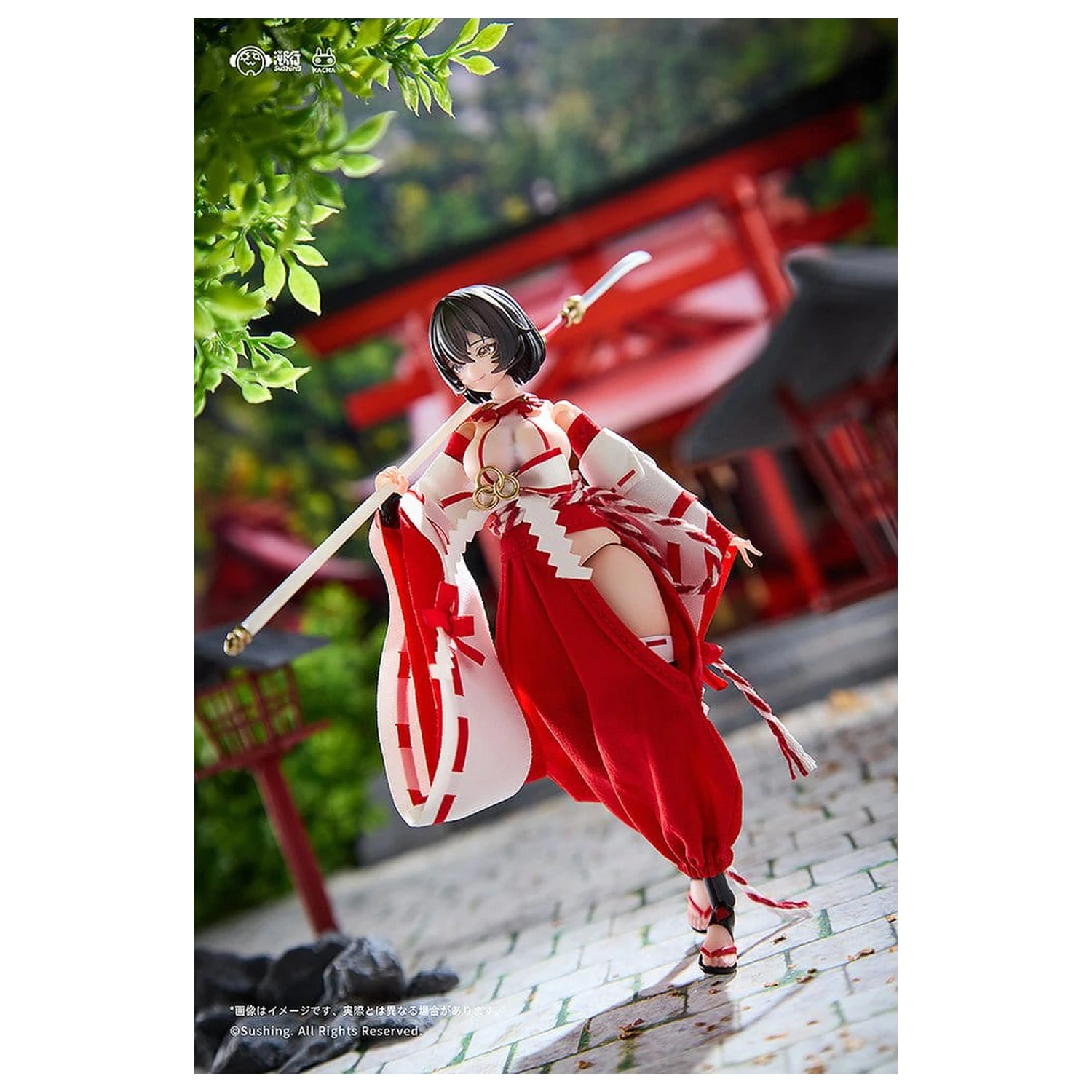 Combat Priestess Action-Figur 1/12 Kikyou Uefuji 15 cm Produktfoto