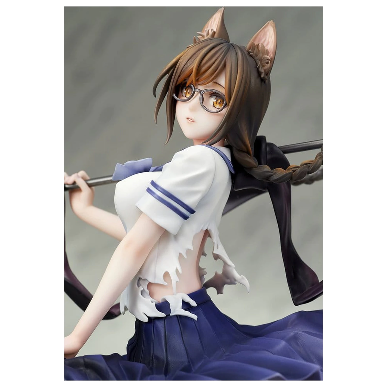 Comics Bakemonogatari PVC Figur 1/7 Tsubasa Hanekawa 26 cm Produktfoto