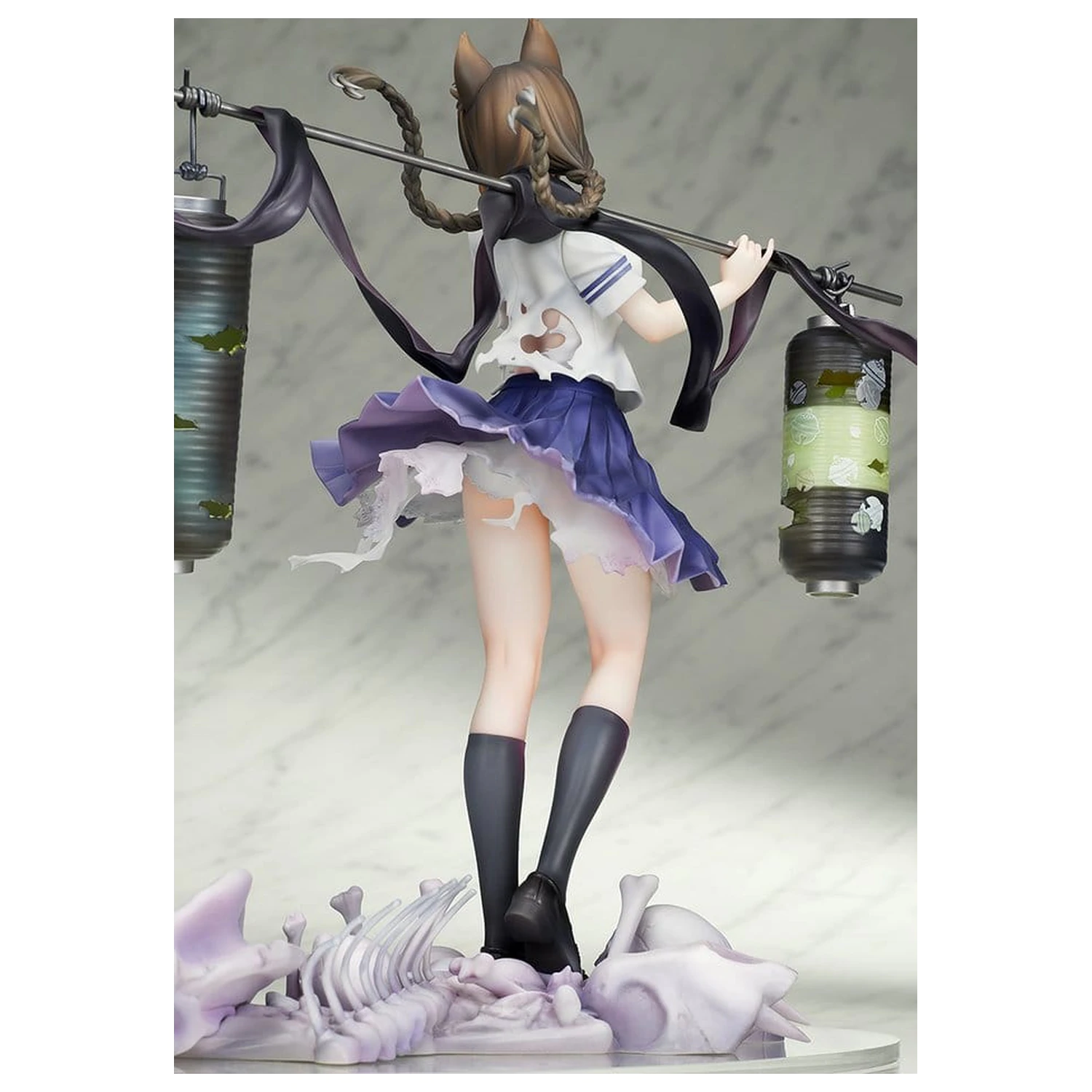 Comics Bakemonogatari PVC Figur 1/7 Tsubasa Hanekawa 26 cm Produktfoto