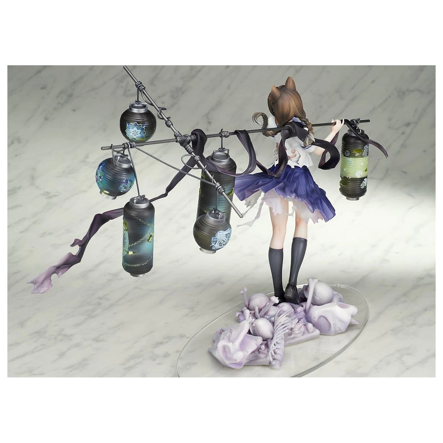 Comics Bakemonogatari PVC Figur 1/7 Tsubasa Hanekawa 26 cm Produktfoto