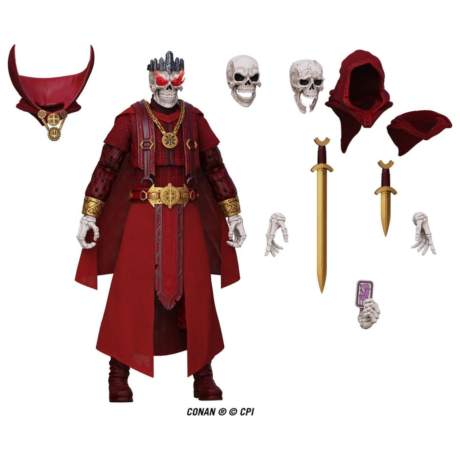 Conan Epic H.A.C.K.S. Actionfigur 1/12 Thulsa Doom: Undead Sorcerer Produktfoto