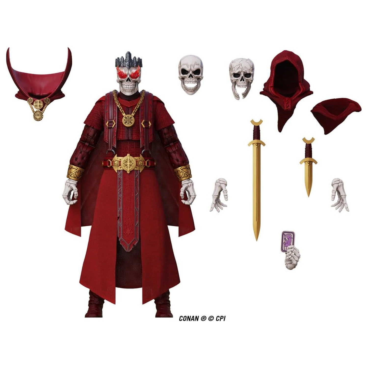 Conan Epic H.A.C.K.S. Actionfigur 1/12 Thulsa Doom: Undead Sorcerer Produktfoto