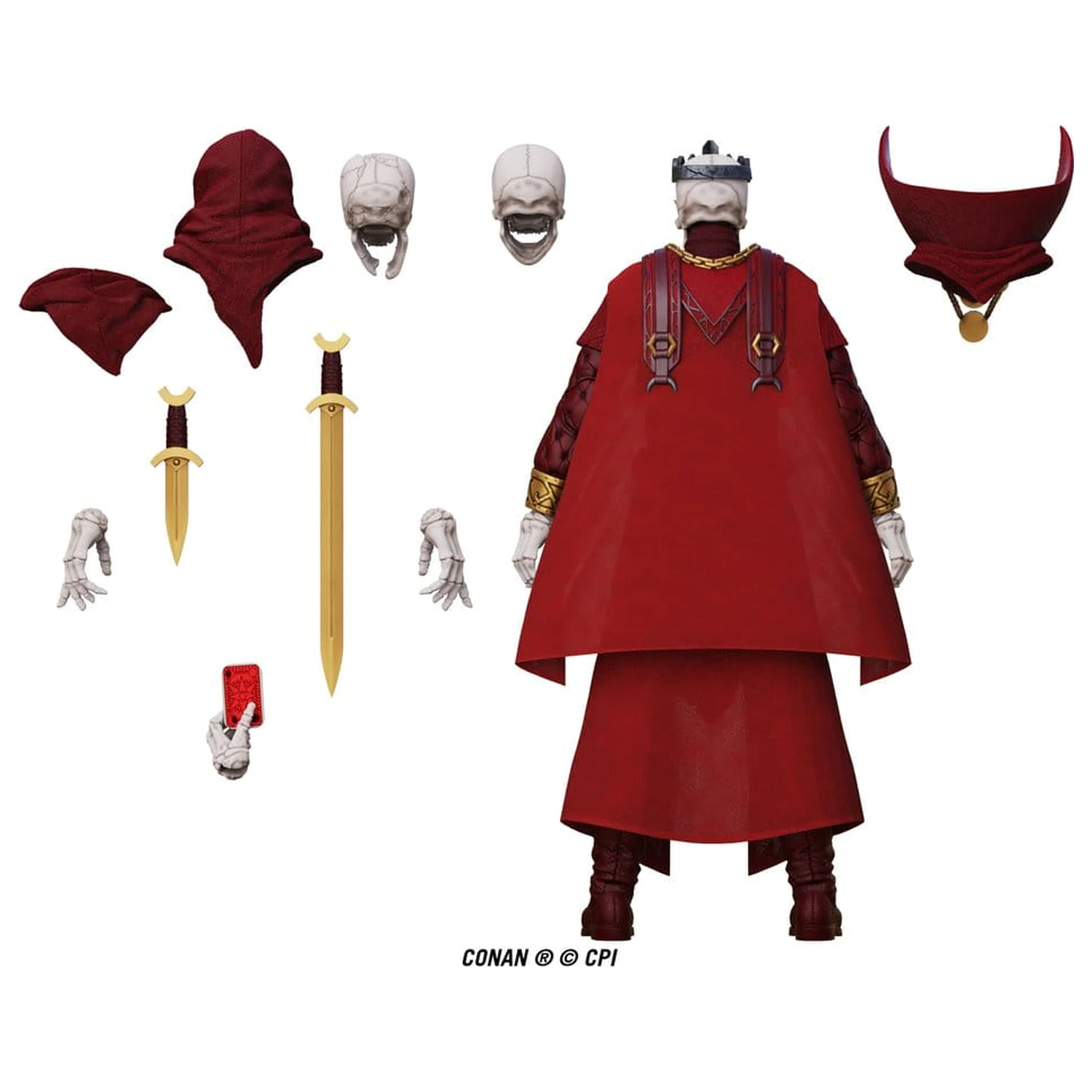 Conan Epic H.A.C.K.S. Actionfigur 1/12 Thulsa Doom: Undead Sorcerer Produktfoto