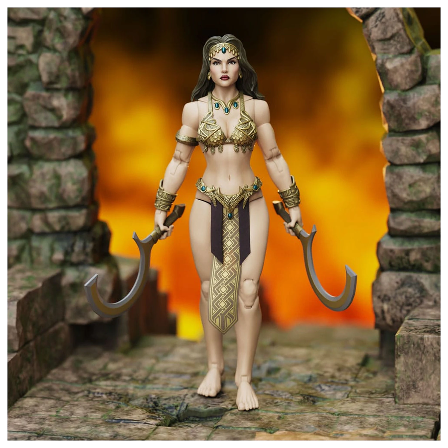 Conan the Barbarian Epic H.A.C.K.S. Actionfigur 1/12 Bêlit: Queen of the Black Coast Produktfoto