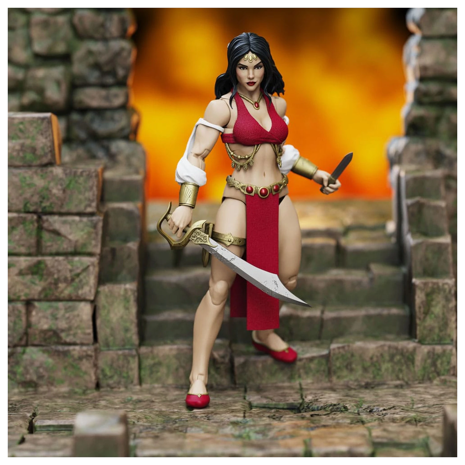 Conan the Barbarian Epic H.A.C.K.S. Actionfigur 1/12 Bêlit: Queen of the Black Coast Produktfoto