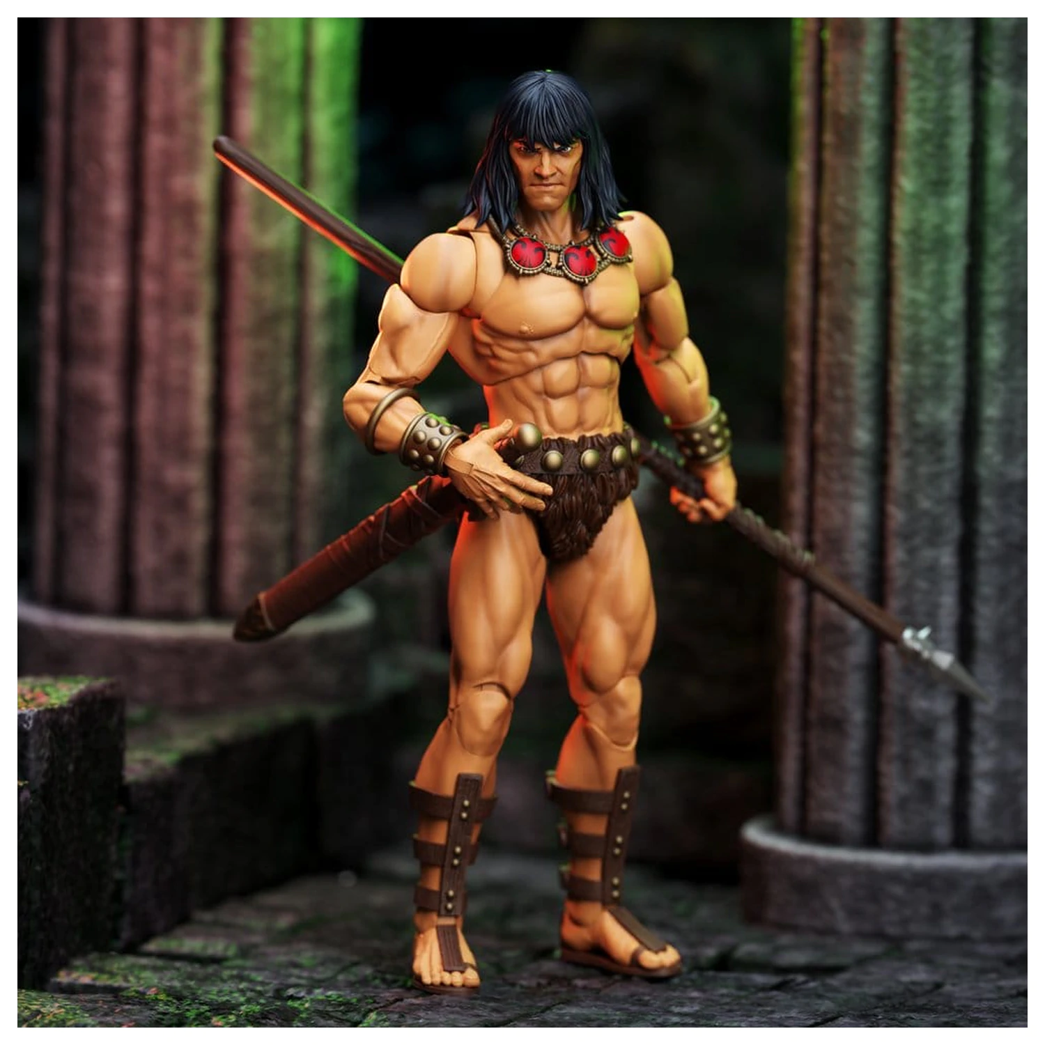 Conan the Barbarian Epic H.A.C.K.S. Action-Figuren The Tower of the Elephant Set: Young Conan und Yag Kosha Produktfoto